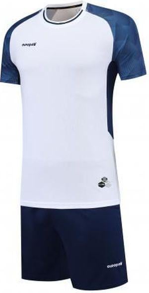 Форма футбольна Europaw 028 Classic light дитяча XS Біло-темно-синій (europaw469) - фото 2 Форма футбольна Europaw 028 Classic light дитяча XS Біло-темно-синій (europaw469) - фото 2