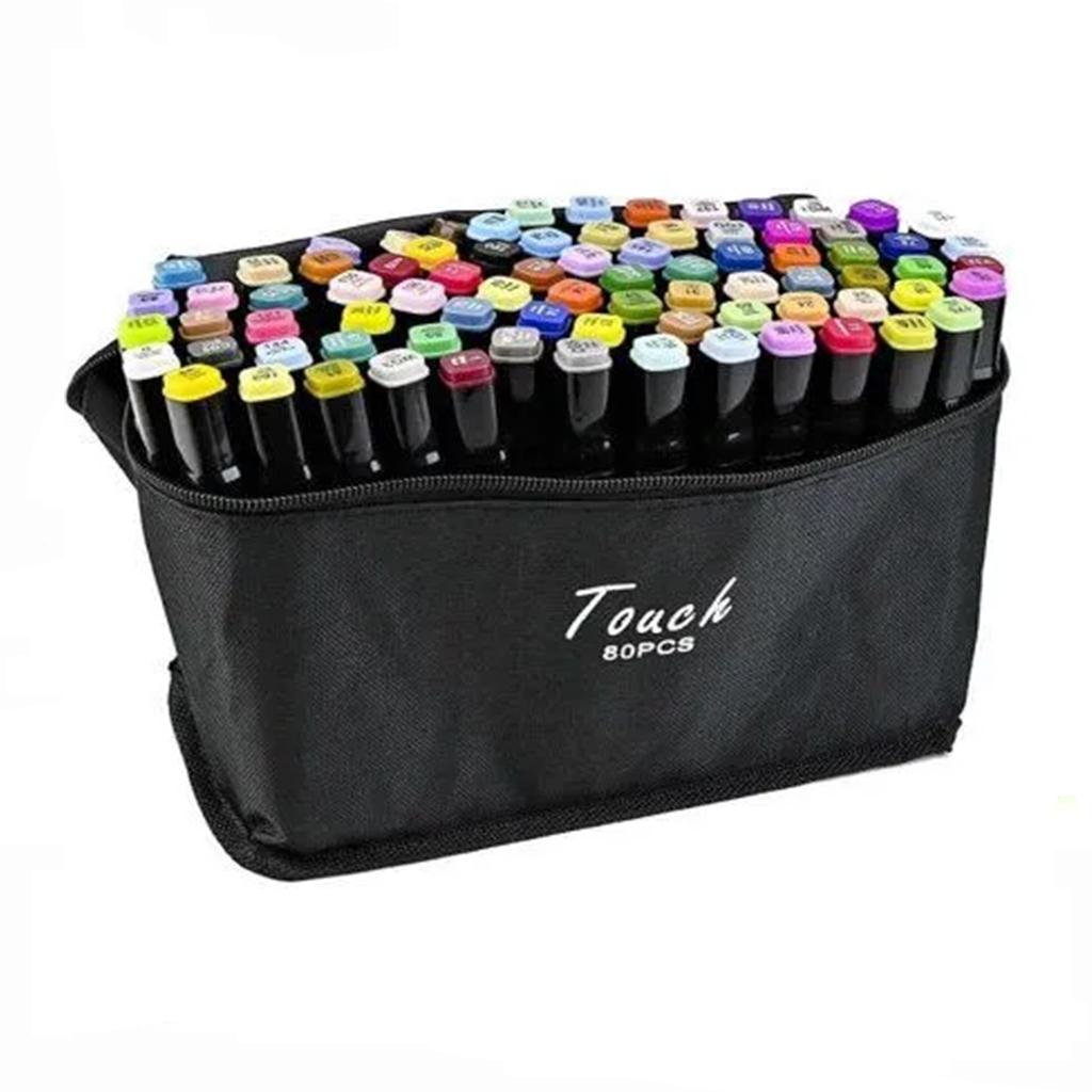 Набір двосторонніх скетч маркерів для малювання Touch Sketch 80 шт. (7752) - фото 10 Набір двосторонніх скетч маркерів для малювання Touch Sketch 80 шт. (7752) - фото 10
