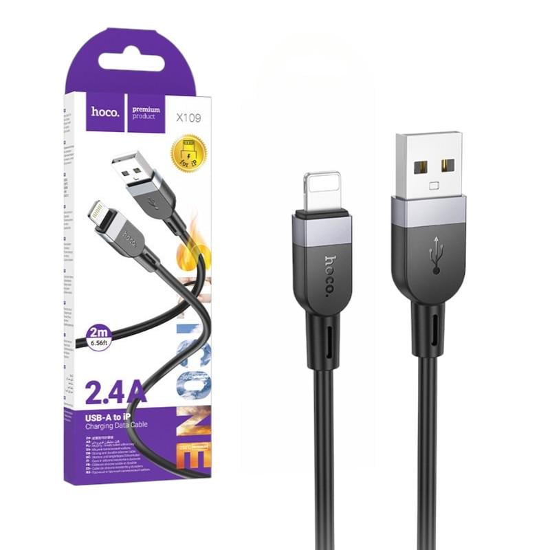 Кабель USB Hoco X109 Lightning Silicone 2 м (25263849)