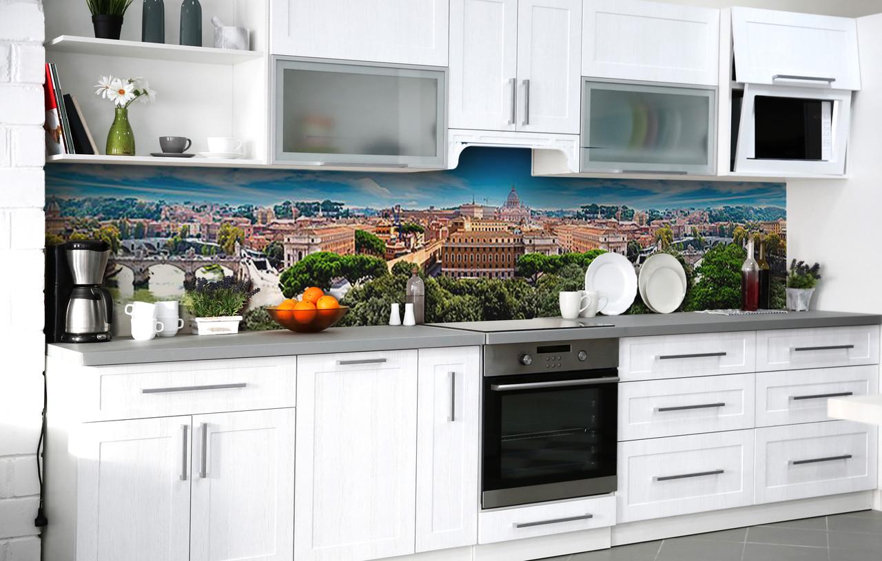 Кухонный фартук Флорентийский пейзаж виниловый самоклеющийся 60х250 см