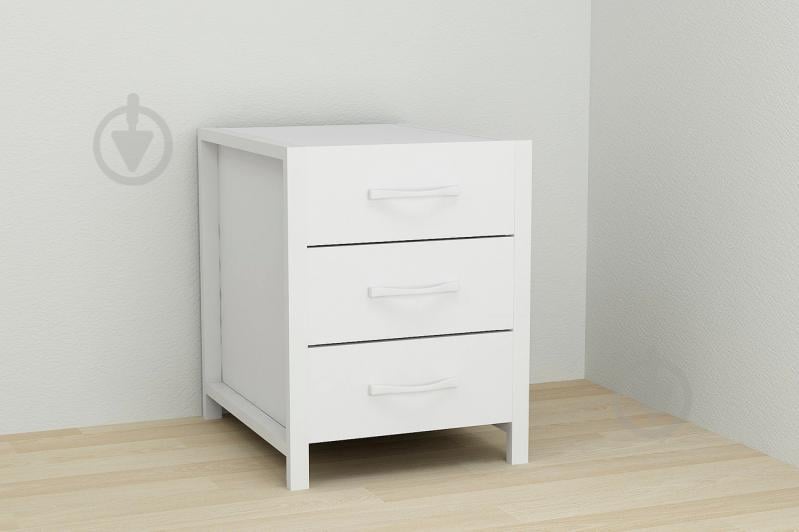 Тумба Ferrum-decor Вивьен 3 50x41x40 см Белый (XK00151)