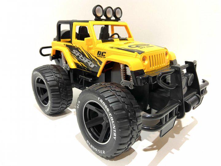 Джип на пульте радиоуправления Bambi KQX 702 A 26 см свет фар Желтый (41720146)