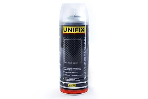 Лак универсальный акриловый Unifix глянец 400 мл Прозрачный