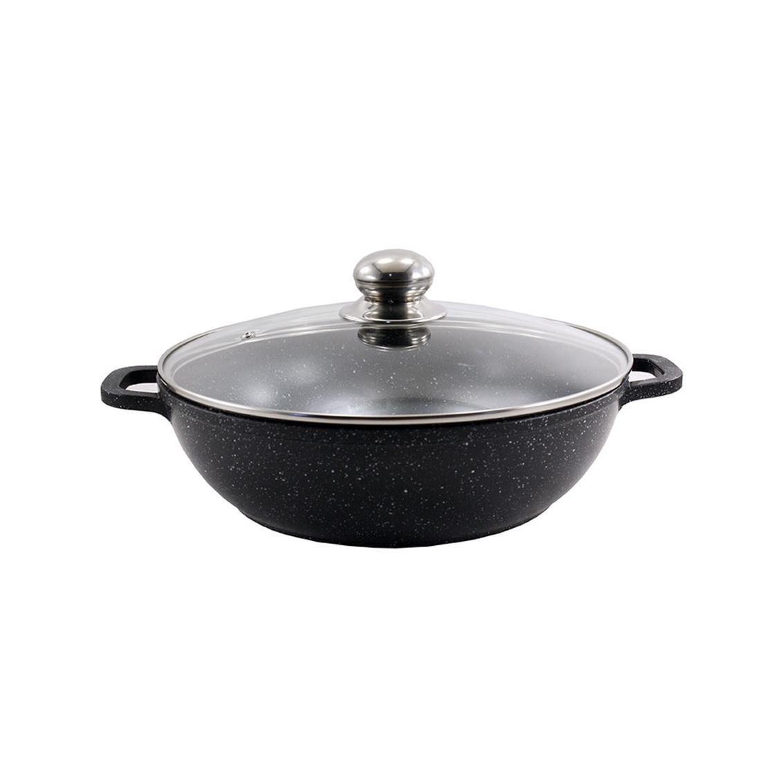 Казан сковорода WOK із мармуровим покриттям 4 л ø 28 см