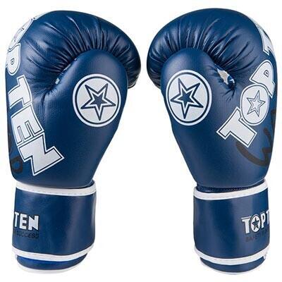 Боксерские перчатки TopTen WARRIOR PVC 6oz Синий