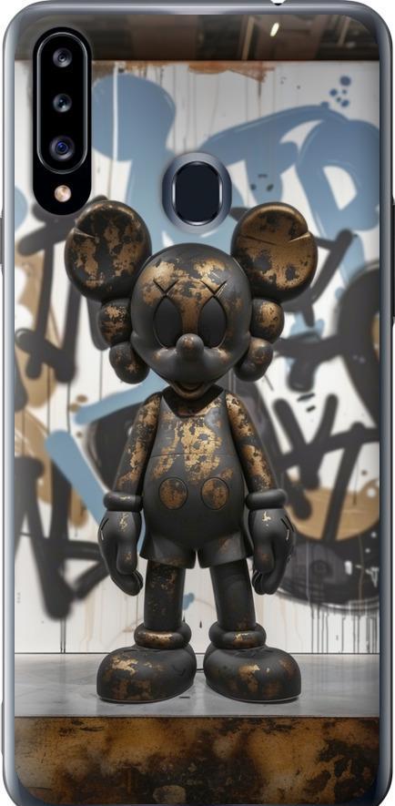 Чехол на Samsung Galaxy A20s A207F Bronze kaws v2 (6098u-1775-42517) Чехол на Samsung Galaxy A20s A207F Bronze kaws v2 (6098u-1775-42517)