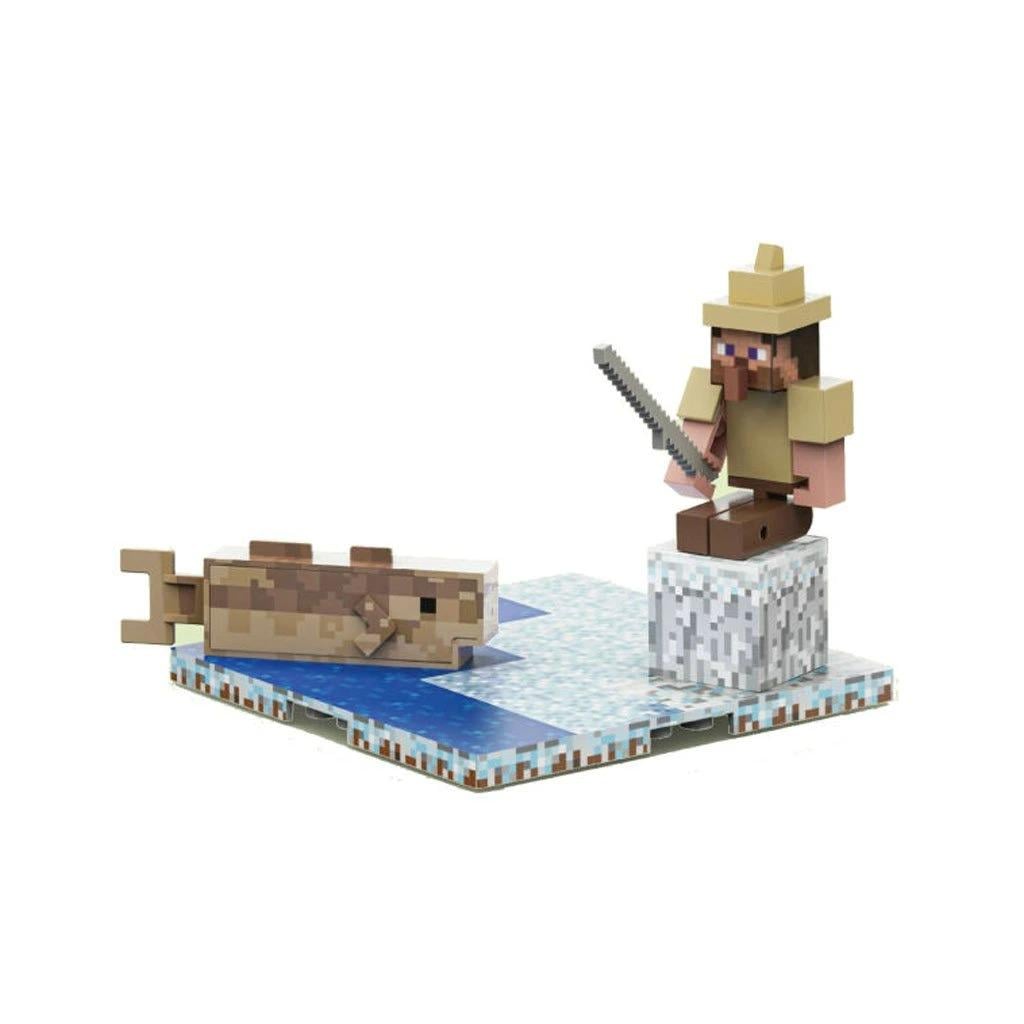 Конструктор магнитный Minecraft Magnet World Стив рыбака (N-087)