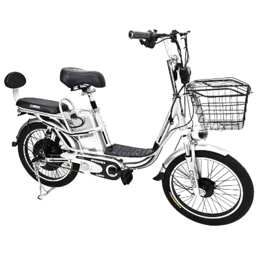Електровелосипед двомісний CORSO 600W/60V/18Ah Сірий (18219437)