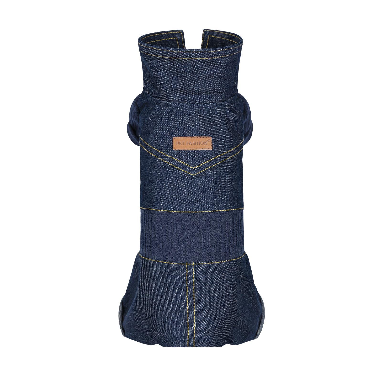 Комбинезон Pet Fashion Jeans M Темно-синий (4823082427123) Комбинезон Pet Fashion Jeans M Темно-синий (4823082427123)