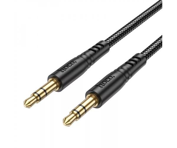 Аудио-кабель Hoco UPA24 Smooth AUX audio cable 1 м Black - фото 2 Аудио-кабель Hoco UPA24 Smooth AUX audio cable 1 м Black - фото 2