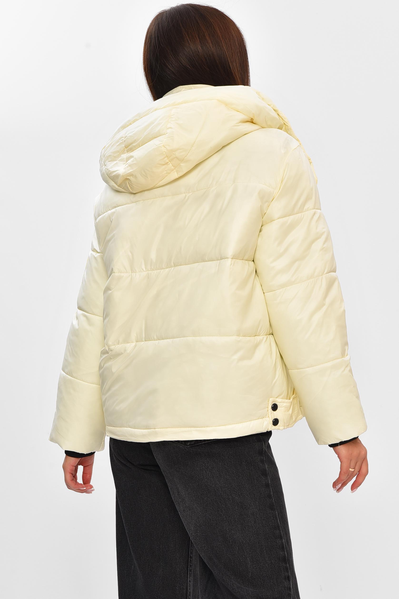 Куртка женская демисезонная L Молочный (206256) - фото 3 Куртка женская демисезонная L Молочный (206256) - фото 3