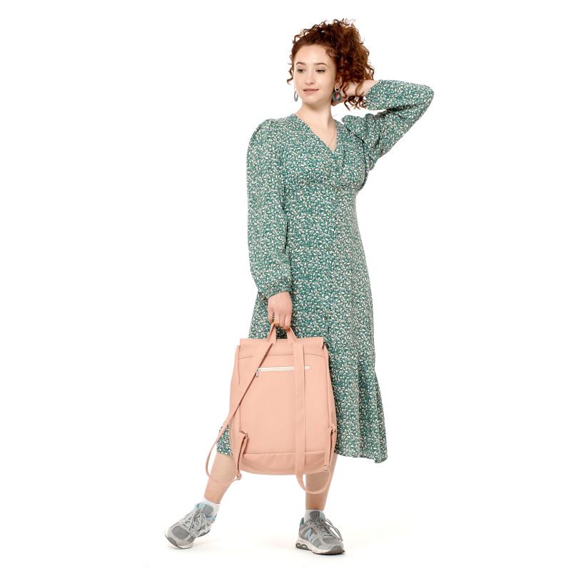 Рюкзак женский Sambag Loft LQN 38x28x18 см Пудровый - фото 3 Рюкзак женский Sambag Loft LQN 38x28x18 см Пудровый - фото 3