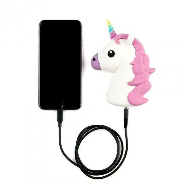 Повербанк Unicorn USB на 2000 mAh Білий - фото 2