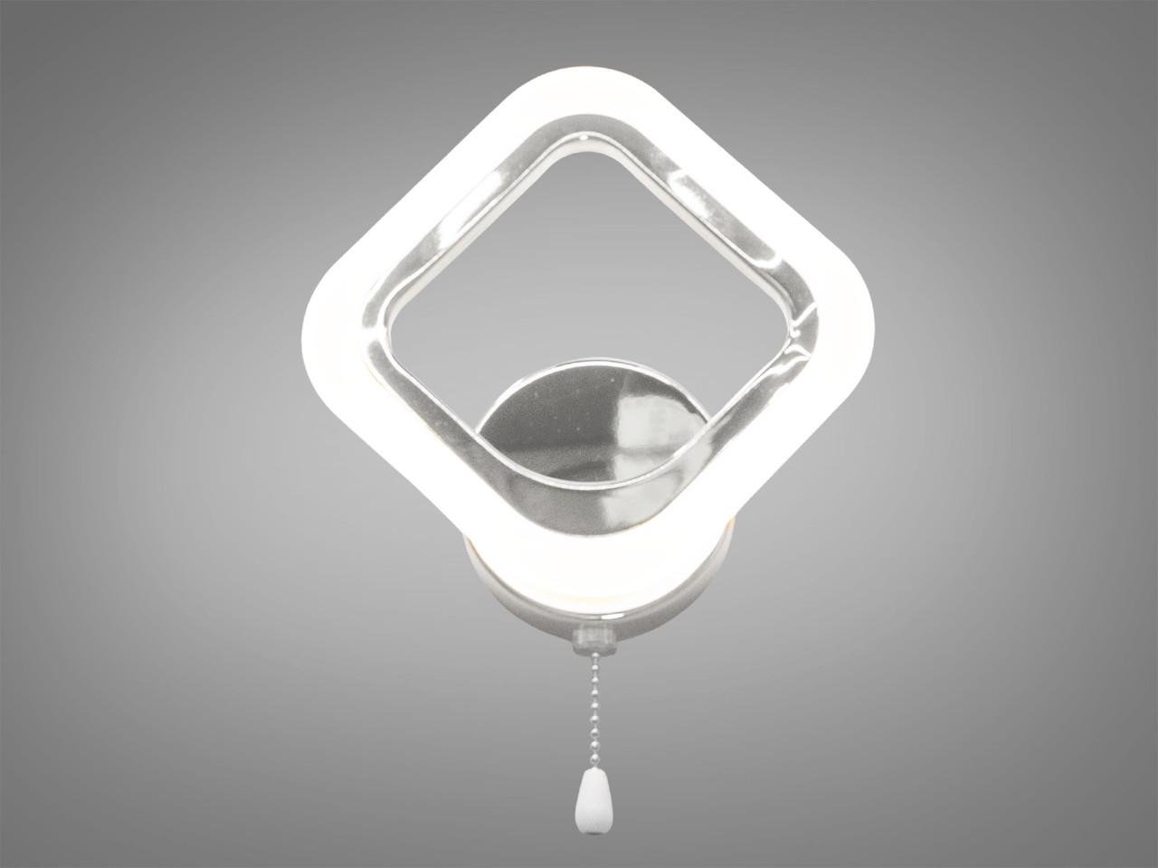 Настінний світильник світлодіодний A8060-1HR-LS 12W Хром (1518332750) - фото 2