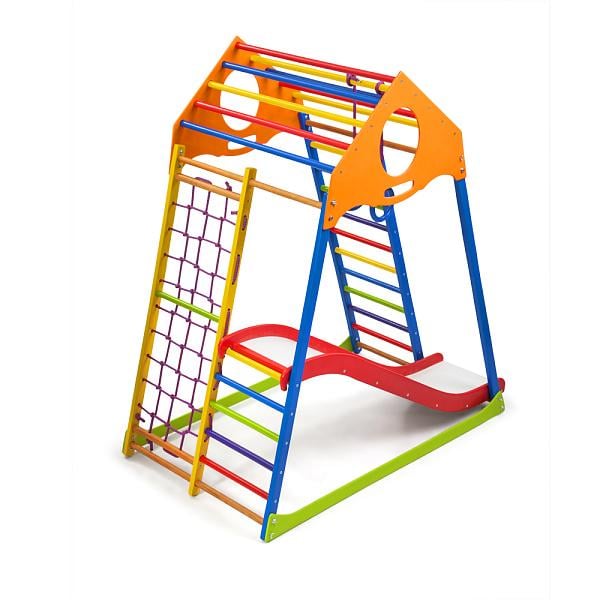 Детский спортивный комплекс для дома SportBaby KindWood Color Plus 1 (ASportBaby136) Детский спортивный комплекс для дома SportBaby KindWood Color Plus 1 (ASportBaby136)