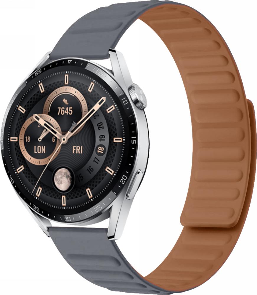 Ремешок Magneter для Huawei Watch GT3 46 мм Grey (26655-33)