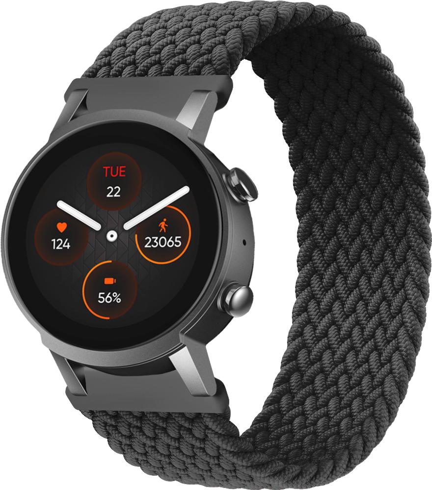 Ремінець Solo Loop для Mobvoi TicWatch E3 (135 мм) Black (26767-2B)