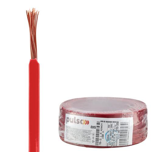 Провід гнучкий PULSO ПВ-3 1,5 кв. мм бухта 100 м Червоний (00000065478) - фото 4 Провід гнучкий PULSO ПВ-3 1,5 кв. мм бухта 100 м Червоний (00000065478) - фото 4