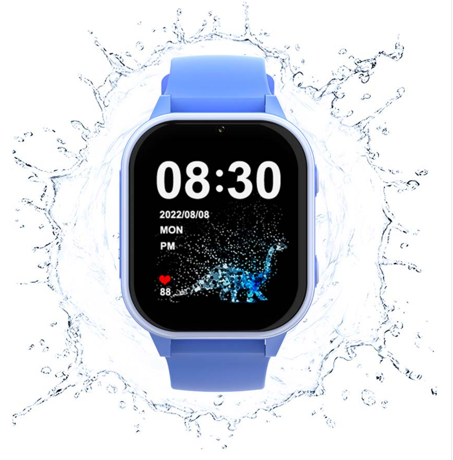 Смарт-годинник з GPS для дітей Wonlex KT19 Pro Max 8GB Blue - фото 6