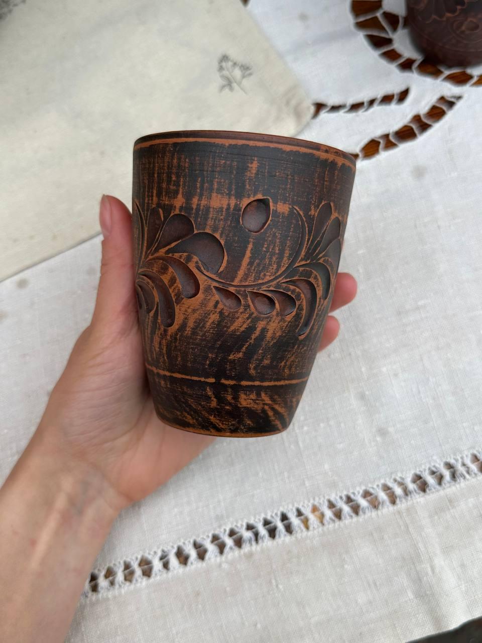 Набір посуду із червоної глини Жарівня з соусницями (2602814406) - фото 7