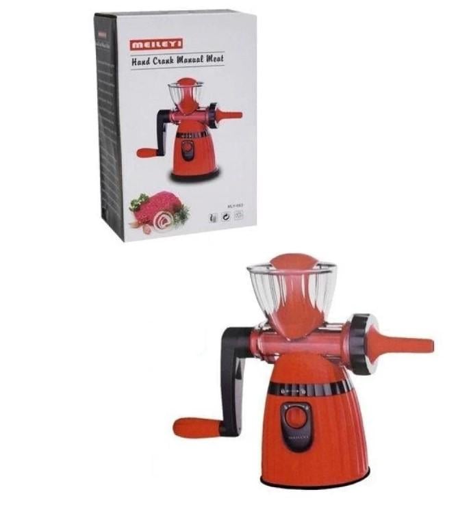 М’ясорубка Meileyi млY-663 з присоскою Червоний
