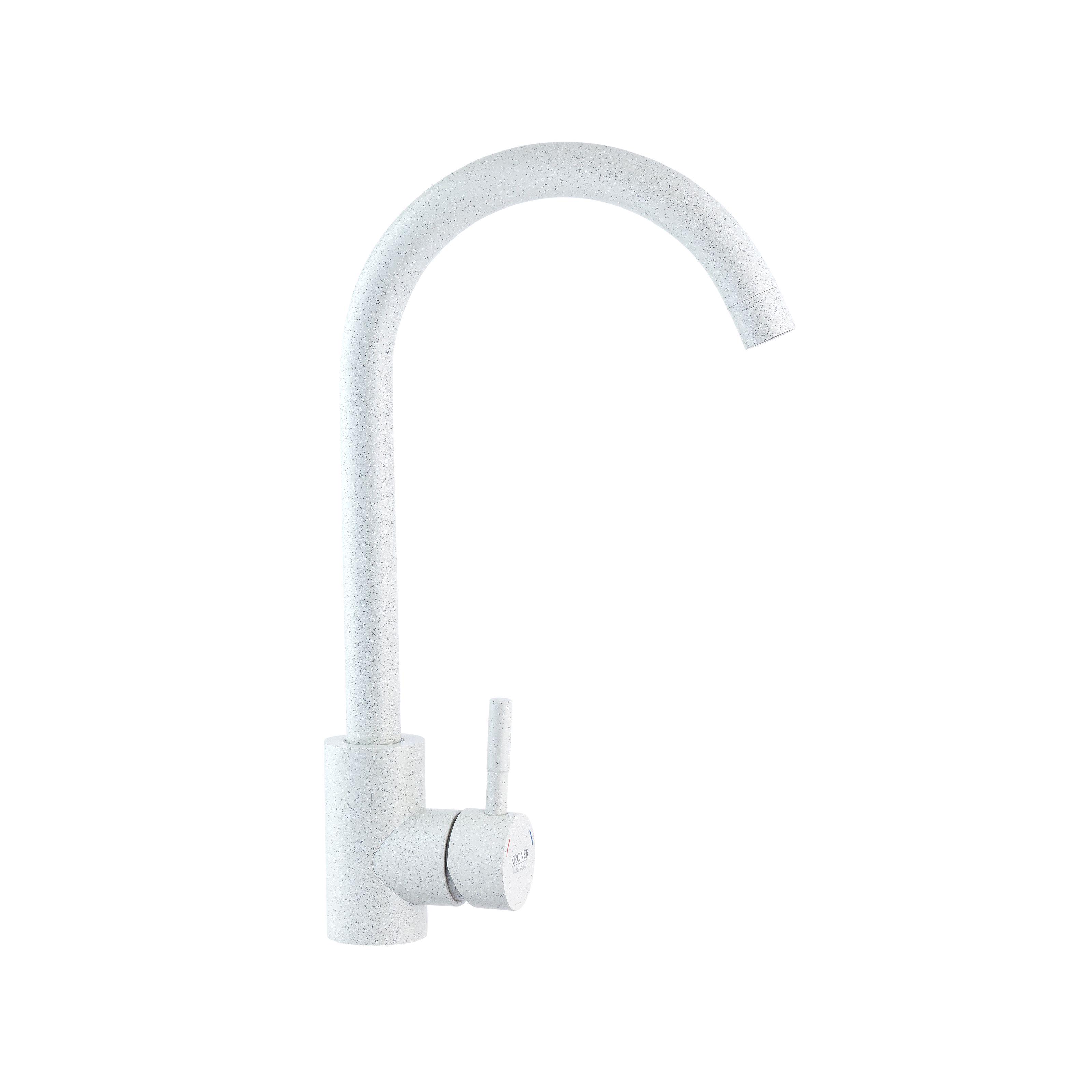 Змішувач для кухні KRONER Edelstahl Klassisch CV023005 одноважільний Сірий (147640)