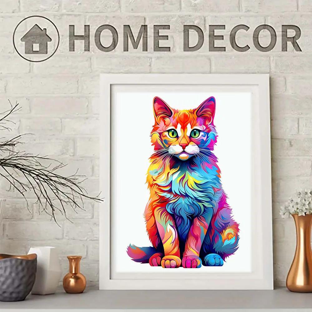 Пазлы деревянные котик А3 (673) - фото 3