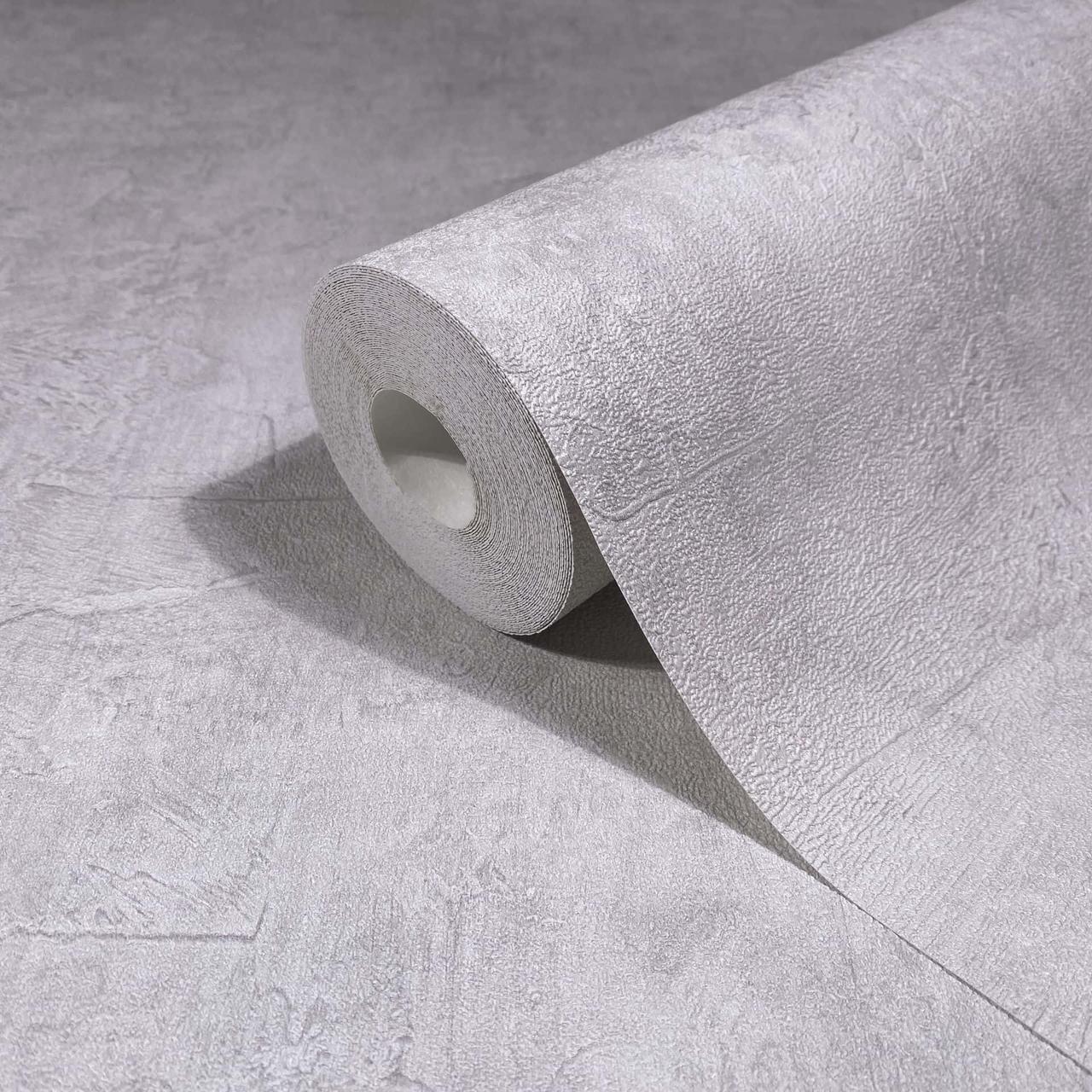 Обои флизелиновые Marburg Loft Essense 36207 винил горячего тиснения 1,06х10,05 м Серый