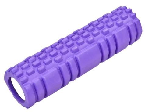 Ролик масажний Grid Combi Yoga Roller 8х30 см Фіолетовий