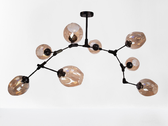 Люстра в стиле Loft Молекула на 8 ламп (881)