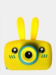 Детский фотоаппарат с автофокусом Baby Photo Camera Rabbit Х500 Желтый - фото 2