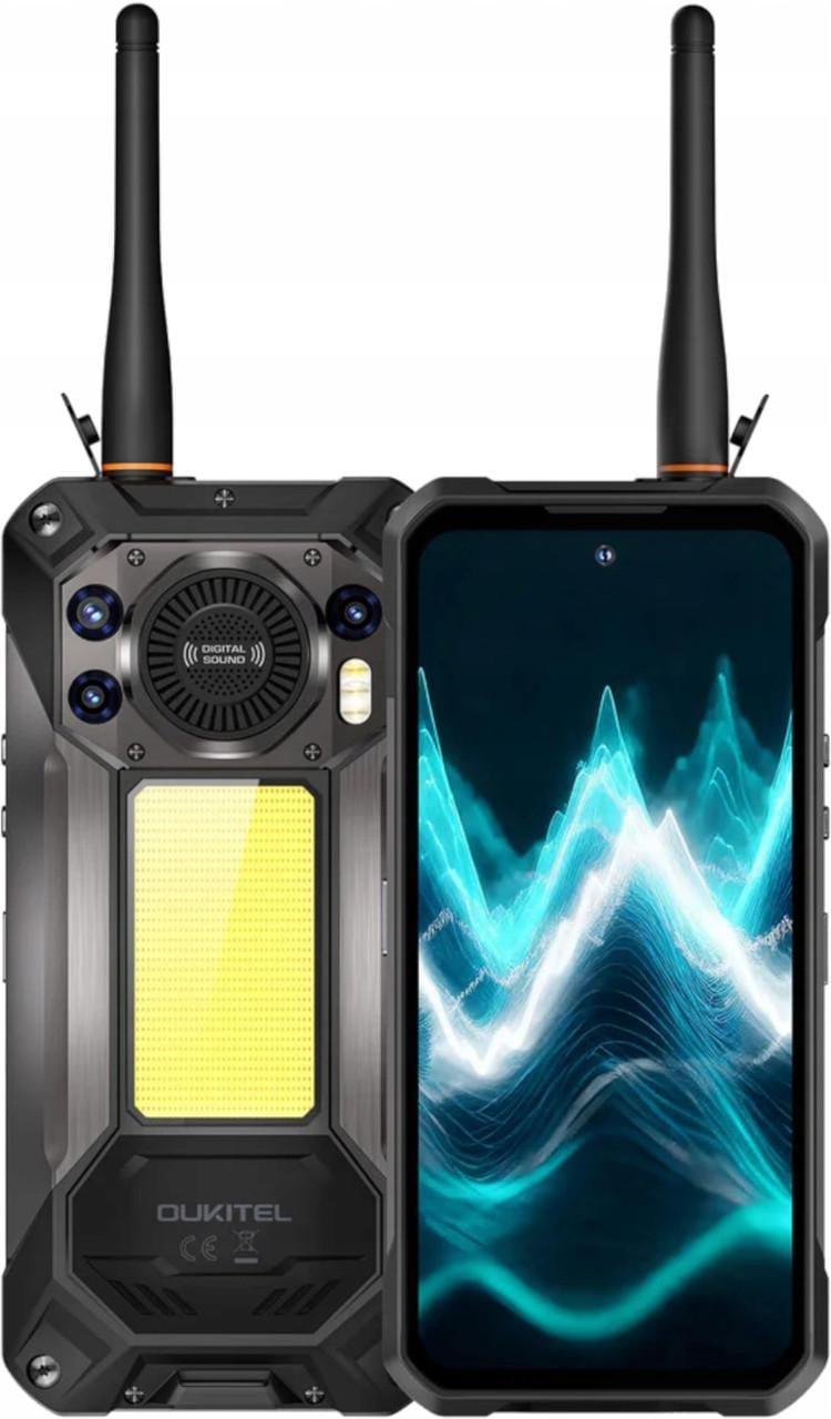 Смартфон Oukitel WP61 PLUS 5G 12/512 Гб Night Vision Global Version Black (3024877721)