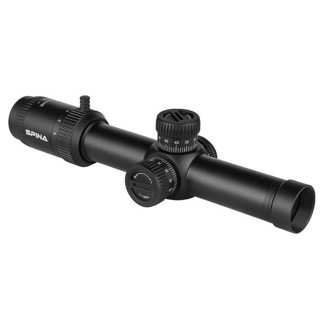 Приціл оптичний Spina optics 1.2-6x24 з підсвічуванням (14823455) - фото 2