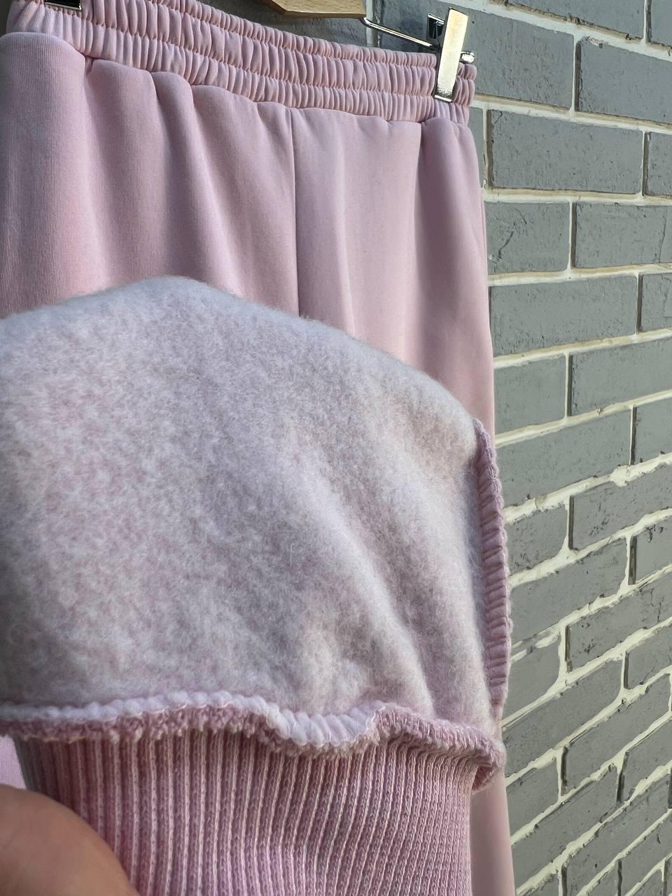 Брюки женские PEPPER MINT 24-13 спортивные джоггеры резинка на талии утепленные S Розовый (926) - фото 2 Брюки женские PEPPER MINT 24-13 спортивные джоггеры резинка на талии утепленные S Розовый (926) - фото 2