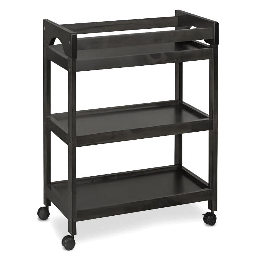 Этажерка для ванной из дерева на колесиках Шапали Венге (АБТ-009712)