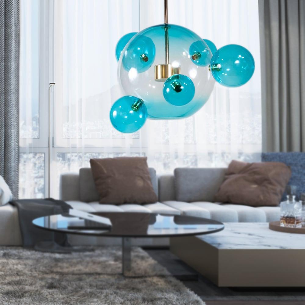 Подвес LED BUBBLES Blue (2312-SHL)