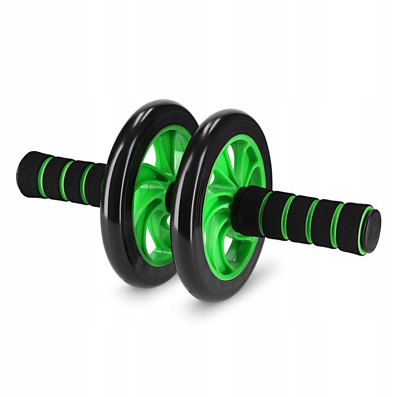 Ролик для преса 4fizjo Ab Wheel Black/Green (P-5907222931523)
