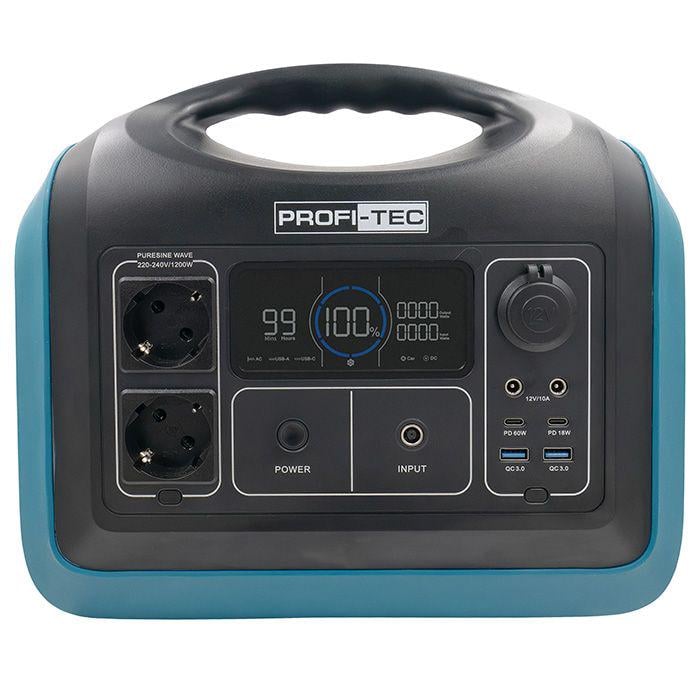 Зарядная станция PROFI-TEC PPS1200 LiFePO 1200 Вт 32 В/992 Вт/ч (006853)