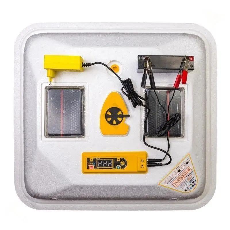 Інкубатор автоматичний Теплуша Люкс Greeny 88 ТАВ 12/50 з переворотним механізмом на 54 яйця (1291) - фото 9