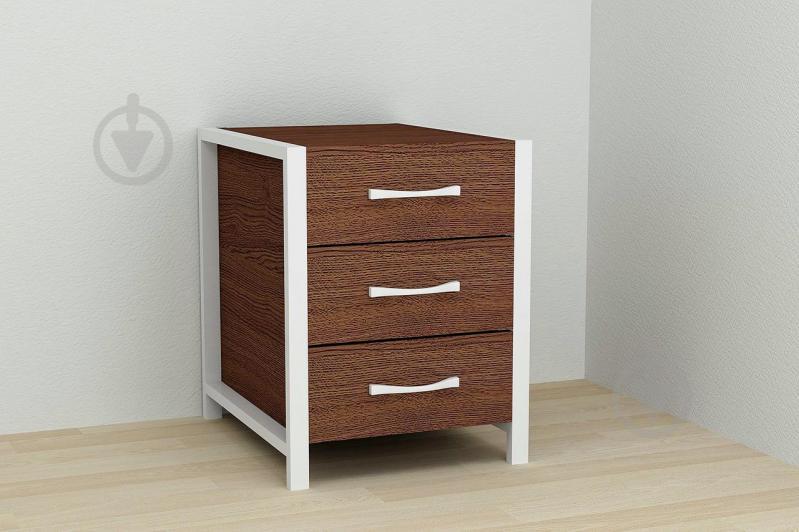 Тумба Ferrum-decor Вивьен 3 50x41x40 см Венге (XK00156)