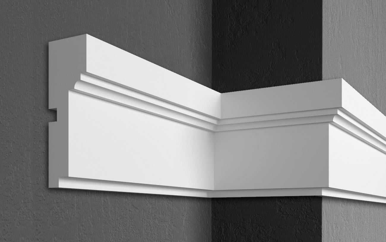 Карниз Prestige decor MC 155 без покрытия 120x40 мм 2000 мм (12370330)