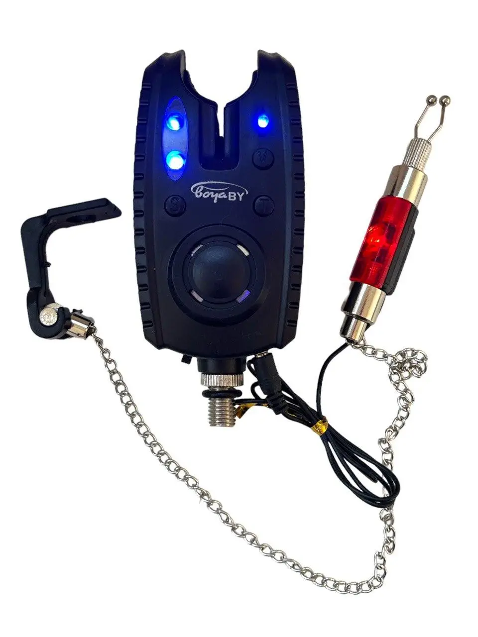Набір сигналізаторів клювання BoyaBY Carp Sensor YL-6 та свінгери на ланцюжку 4 шт. Чорний/Різнокольоровий (1976455124) - фото 5