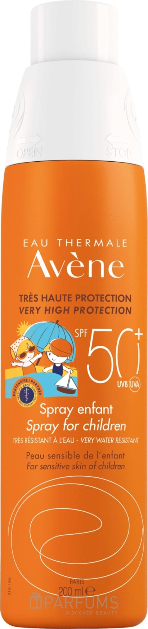 Спрей солнцезащитный для детей Avene Spray For Children Very High Protection SPF 50+ 200 мл (1892792325)