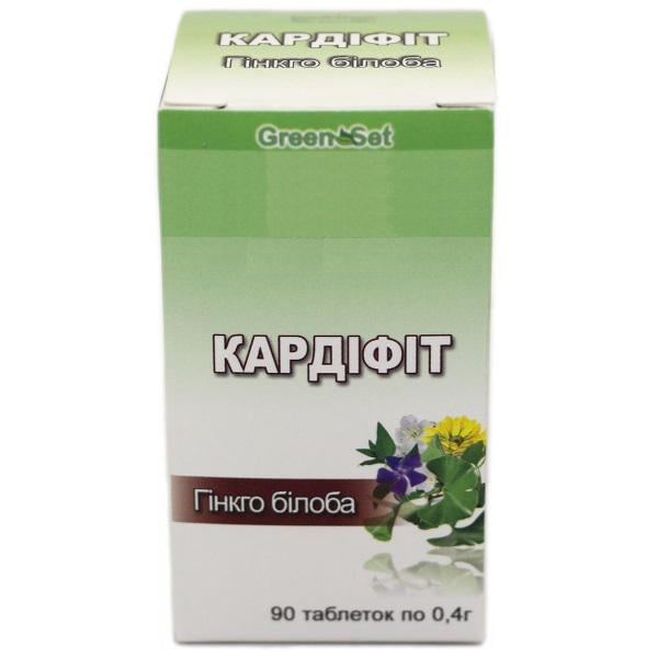Комплекс для профилактики сердца Green Set Кардифит Гинкго билоба 90 табл. (000024046) Комплекс для профилактики сердца Green Set Кардифит Гинкго билоба 90 табл. (000024046)
