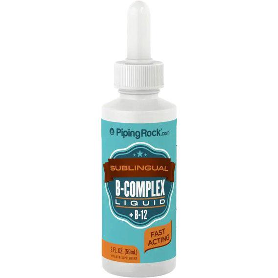 В комплекс Piping Rock Liquid B-12 1200 mcg with B-Complex 59 мл
