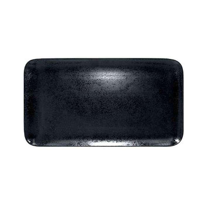 Тарелка прямоугольная Rak Carbon 38x21 см (KRAURP38)