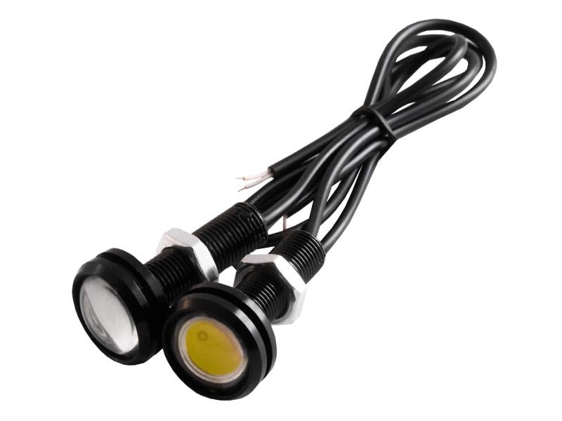 Денні ходові вогні LEDUA Eagle Eye HP-1.5w на болтах 12V Білий (1003)