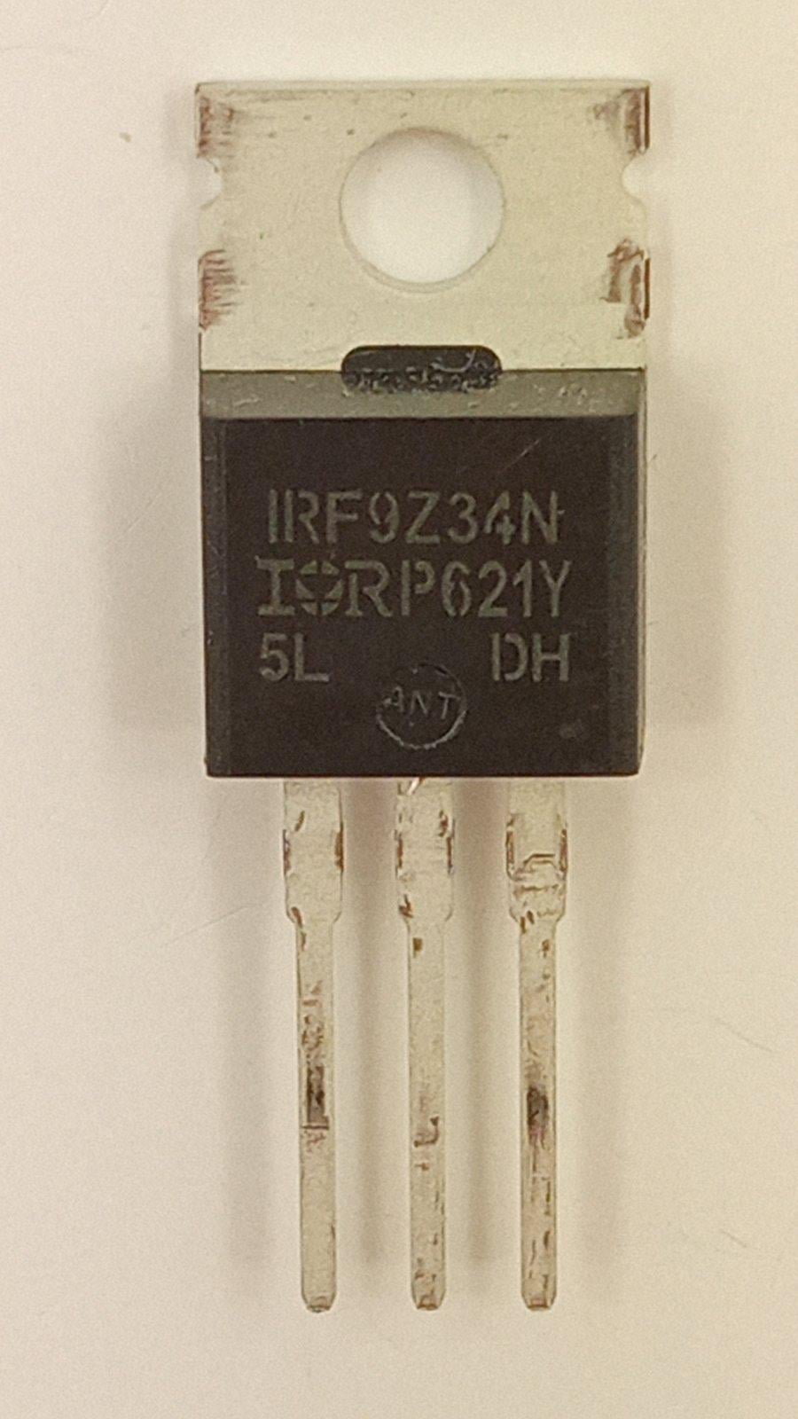 Транзистор IRF9Z34PBF p-channel -60V -18A 0,14 Om TO-220 (02636)