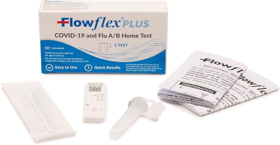 Тест на Covid-19 и грипп А/В комбинированный Flowflex (2521149422)