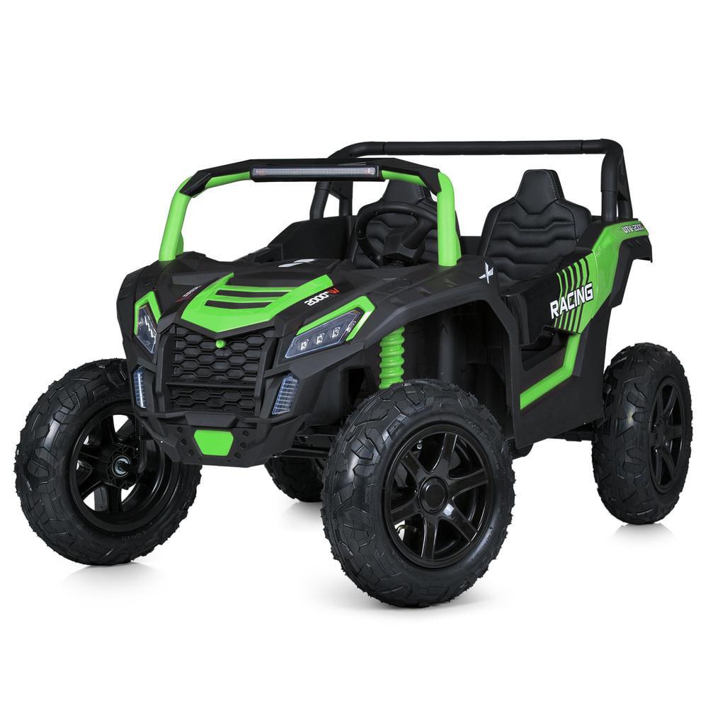 Детский электромобиль двухместный Bambi джип багги M 5736AL 24V Зеленый